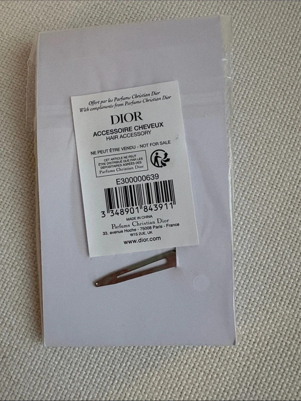 Christian Dior Privé Authentic Exclusive Hair Clips Firm Price lower than most!